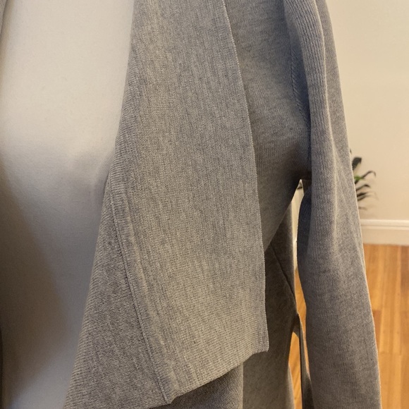 Grey waterfall knit jacket - Picture 6 of 7